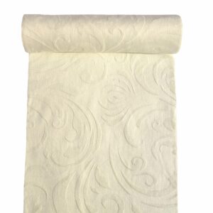BAI-28 Bársony anyag inda mintás asztali futó 28 cm