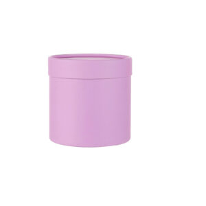 BOX-M1-031 Virágdoboz henger egyszínű [12,5cm x 12,5cm] lila