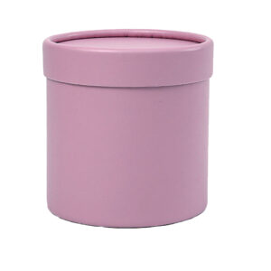 BOX-M1-036 Virágdoboz henger egyszínű [12,5cm x 12,5cm] mályva