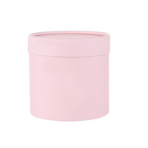 BOX-M1-164 Virágdoboz henger egyszínű [12,5cm x 12,5cm] rózsaszín