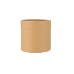 BOX-M1-241 Virágdoboz henger egyszínű [12,5cm x 12,5cm] natúr