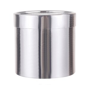 BOX-M2-124 Virágdoboz henger [12,5cm x 12,5cm] metál ezüst