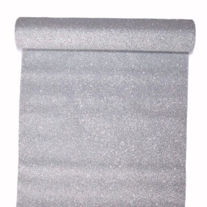 GL-28cm-glitter-102 Glitter anyag [28cm x 5m] ezüst
