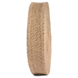 JUSZ-JUTA-S-2,5cm-05 Natúr, szegett  juta szalag [2,5cm x 10m] natúr