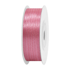 SS-SZ-03-493 Sima szatén szalag egyszínű [3 mm x  45,72 méter] vintage rózsaszín