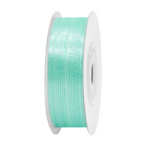 SS-SZ-03-747 Sima szatén szalag egyszínű [3 mm x  45,72 méter] menta zöld
