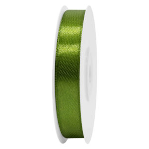 SS-SZ-13-047 Sima szatén szalag egyszínű [13 mm x  22,86 méter] sötét mohazöld
