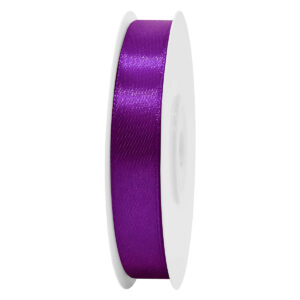 SS-SZ-13-267 Sima szatén szalag egyszínű [13 mm x  22,86 méter] sötétlila