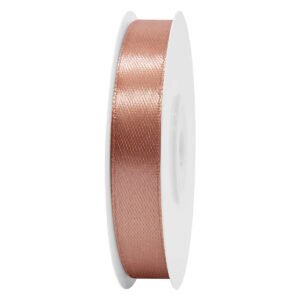 SS-SZ-13-613 Sima szatén szalag egyszínű [13 mm x  22,86 méter] sötét púder bézs