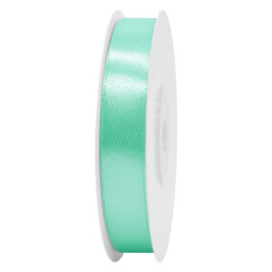 SS-SZ-13-747 Sima szatén szalag egyszínű [13 mm x  22,86 méter] menta zöld