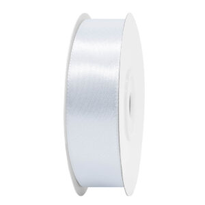 SS-SZ-20-102 Sima szatén szalag egyszínű [20 mm x  22,86 méter] pasztell ezüst
