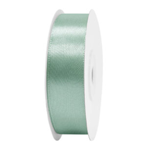SS-SZ-20-558 Sima szatén szalag egyszínű [20 mm x  22,86 méter] vintage zöld/zsályazöld