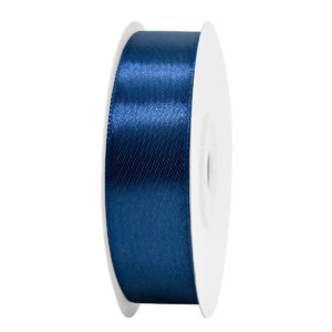 SS-SZ-20-654 Sima szatén szalag egyszínű [20 mm x  22,86 méter] navy blue/matrózkék