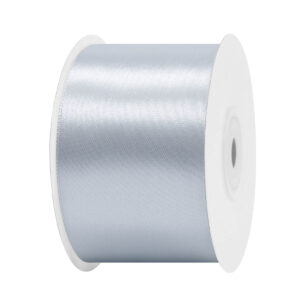 SS-SZ-50-102 Sima szatén szalag egyszínű [50 mm x  22,86 méter] pasztell ezüst