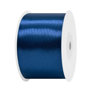 SS-SZ-50-654 Sima szatén szalag egyszínű [50 mm x  22,86 méter] navy blue/matróz kék