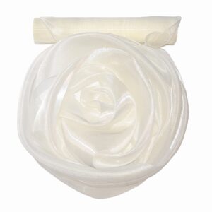 SO-SZO-25-074 Szatén-organza anyag [25cm x 10m] ekrü