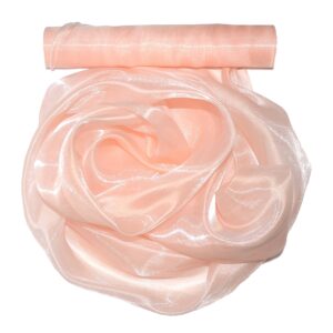 SO-SZO-25-099 Szatén-organza anyag [25cm x 10m] barack