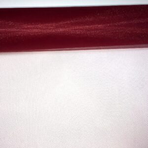 TULL-30-L-005 Lágy tüll anyag [30cm x 22,86m] bordó
