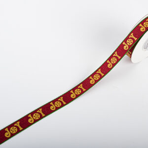 TE-DV049-0050-C004 Dekorációs karácsonyi szalag [16mm x 10m] piros/zöld/arany