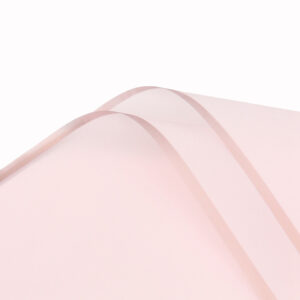 FOL-VE-30-12 Aranycsíkos íves fólia csomagoló - 20 ív/csomag 58cm x 58cm halvány rózsaszín/rose gold