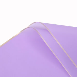 FOL-VE-30-20 Aranycsíkos íves fólia csomagoló - 20 ív/csomag 58cm x 58cm lila/rose gold