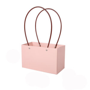 BOX-C9-P Virágtáska téglalap alakú -10 darab/csomag [22 x 11x 14 cm] púder rózsaszín