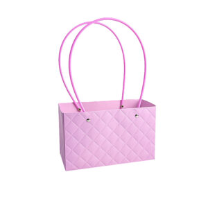 BOX-RC-C032 Virágtáska füles - 10 darab/csomag [22cm x 13,5cm x 10cm] világoslila