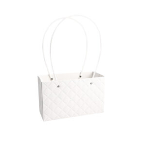 BOX-RC-C111 Virágtáska füles - 10 darab/csomag [22cm x 13,5cm x 10cm] fehér