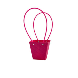 BOX-RL-L021 Virágtáska füles - 10 darab/csomag [12,5cm x 12cm x 8cm] ciklámen