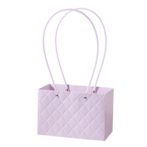 BOX-RR-031 Virágtáska füles - 10 darab/csomag [18cm x 10cm x 12cm] világoslila