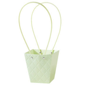 BOX-RT-081 Virágtáska füles - 10 darab/csomag [12cm x 8cm x 12,5cm] világoszöld