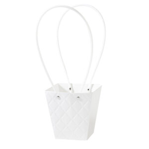 BOX-RT-111 Virágtáska füles - 10 darab/csomag [12cm x 8cm x 12,5cm] fehér