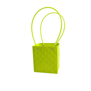 BOX-RZ-Z082 Virágtáska füles - 10 darab/csomag [15cm x 13cm x 12,5cm] élénk almazöld