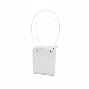 BOX-RZ-Z111 Virágtáska füles - 10 darab/csomag [15cm x 13cm x 12,5cm] fehér