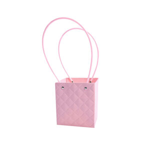 BOX-RZ-Z164 Virágtáska füles - 10 darab/csomag [15cm x 13cm x 12,5cm] rózsaszín