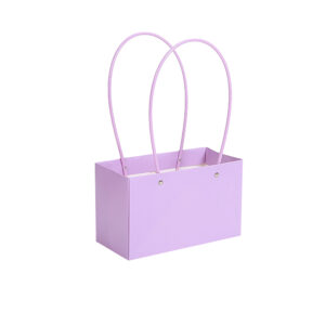 BOX-SR-R031 Virágtáska füles - 10 darab/csomag [22cm x 11cm x 14cm] világoslila