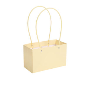 BOX-SR-R243 Virágtáska füles - 10 darab/csomag [22cm x 11cm x 14cm] krém