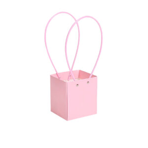 BOX-SS-S164 Virágtáska füles - 10 darab/csomag [11,5cm x 10,5cm x 13cm] rózsaszín