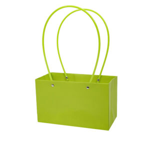 BOX-SV-082 Virágtáska füles - 10 darab/csomag [22x10,5x13,5cm] élénk almazöld