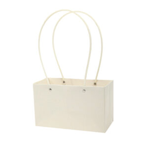 BOX-SV-243 Virágtáska füles - 10 darab/csomag [22x10,5x13,5cm] krém