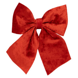 BS-MAS1-19-001  Bársony masni [19cm x 24cm] piros