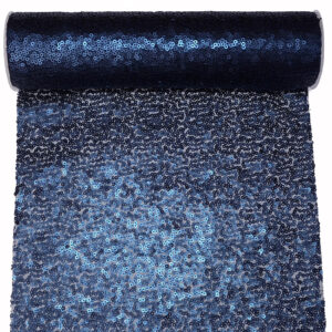 FL-25-654 Flitter anyag [25cm x 3m] navy kék