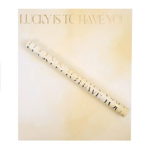 FOL-MS-40-243 Íves fólia csomagoló - 15 ív/csomag [58cm x 50cm] krém/arany