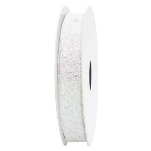 GL-GLI-10-073 Glitter dekor szalag [10mm x 10m] fehér