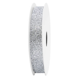 GL-GLI-10-102 Glitter dekor szalag [10mm x 10m] ezüst
