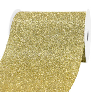 GL-GLI-100-014 Glitter dekor szalag [100mm x 10m] arany