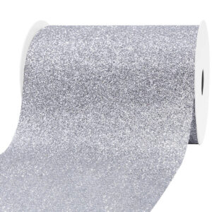 GL-GLI-100-102 Glitter dekor szalag [100mm x 10m] ezüst