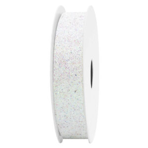 GL-GLI-16-073 Glitter dekor szalag [16mm x 10m] fehér
