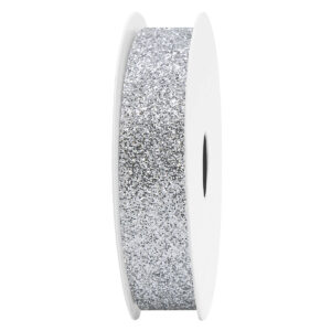 GL-GLI-16-102 Glitter dekor szalag [16mm x 10m] ezüst