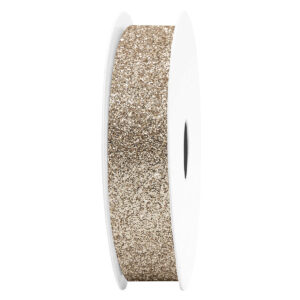 GL-GLI-16-401 Glitter dekor szalag [16mm x 10m] pezsgőarany